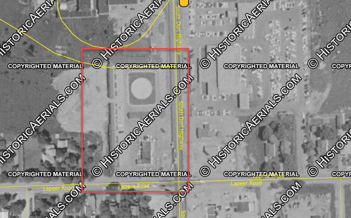 Mar-Jo Motel - 1954 Aerial (newer photo)